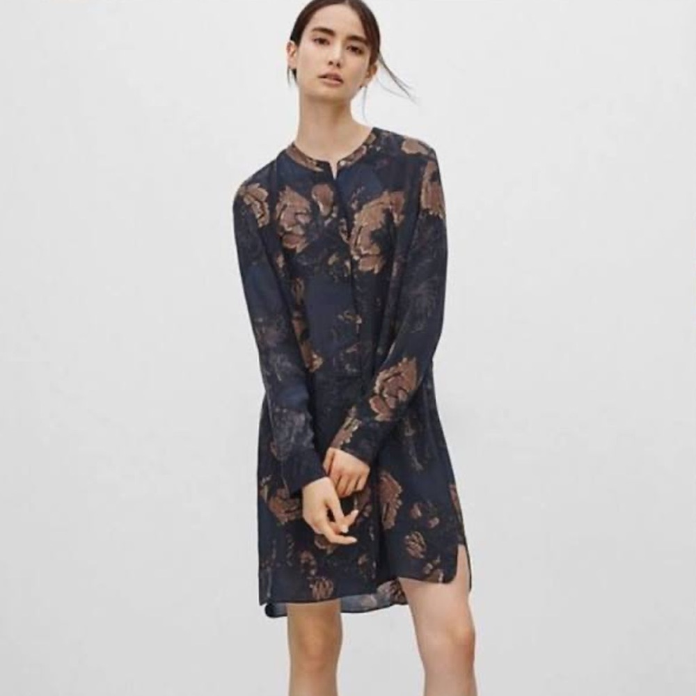 Aritzia - Wilfred - Bossut Floral Silk Dress